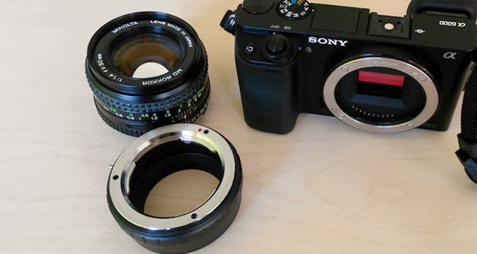 minolta md adapter für E-Mount