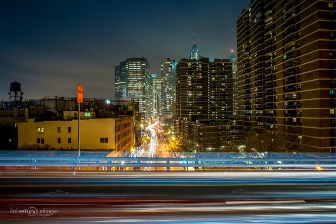 Brooklyn Bridge bei Nacht