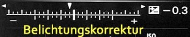 Belichtungskorrektur