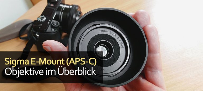 Sigma E-Mount Objektive