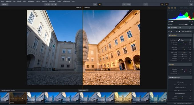 Übersicht und Aufbau von Aurora HDR