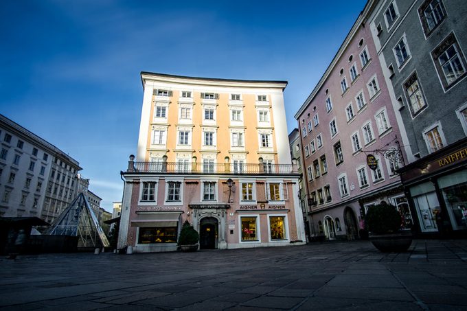 Menschen entfernen durch lange Belichtungszeiten