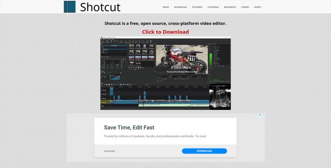 Shotcut - kostenloses Videschnittprogramm für Linux, Windows und Mac